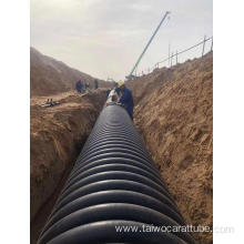 HDPE Large Diameter Hollow Wall Winding Krah Pipe